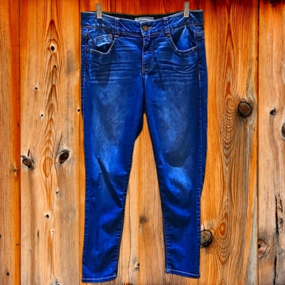 Vintage, Levi's 508, Denim Jeans, Teal, Cotton, Sz 33/32 Denim, Reg Tapered Fit - Picture 14 of 17